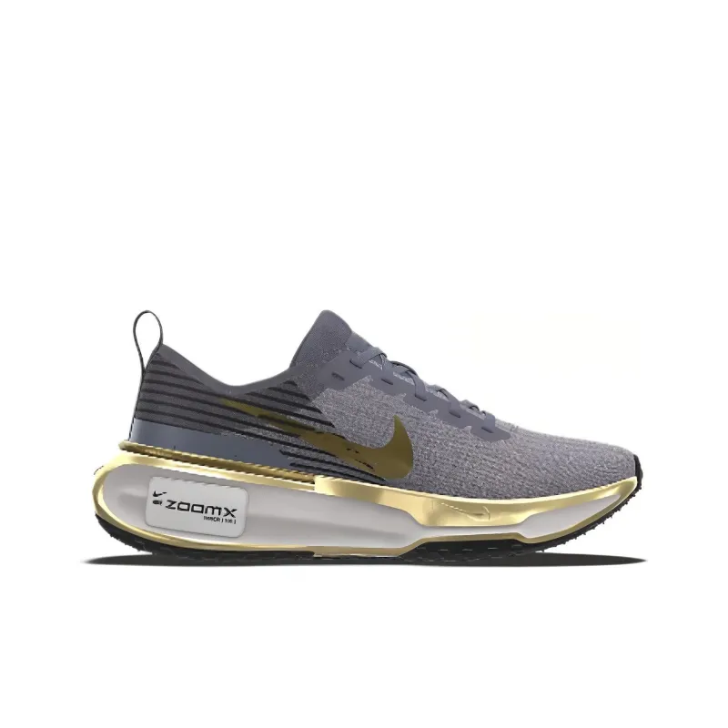 Nike Invincible 3 Cushioned Slip Resistant Abrasion Resistant Low Top Running Shoes Men's Gray-1