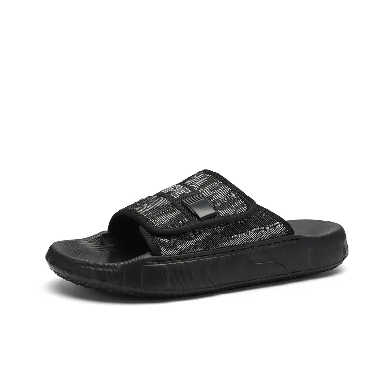 TRUMPPIPE Slide Slippers Men's Black-1