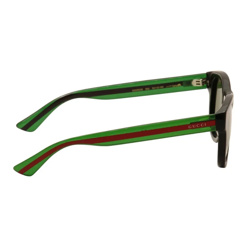GUCCI Sunglasses Unisex Black/Green-2