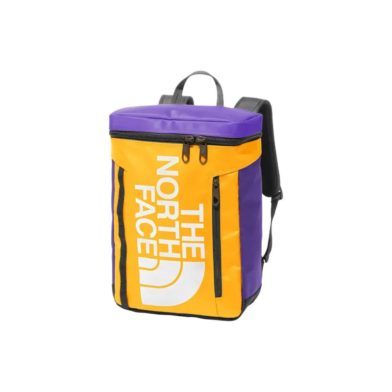 THE NORTH FACE Fabric Backpack Regular Unisex _Nsec Yellow & Purple-0