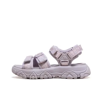 CAMEL Beach Sandals Women's Black/White/Purple