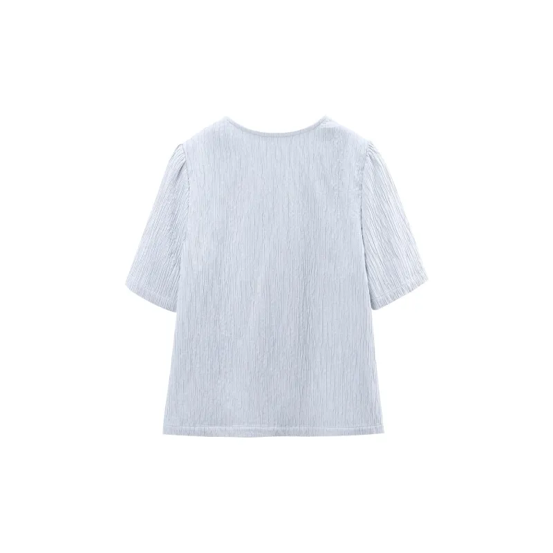 A Paradise For Awakening Shirt Women's Blue-1