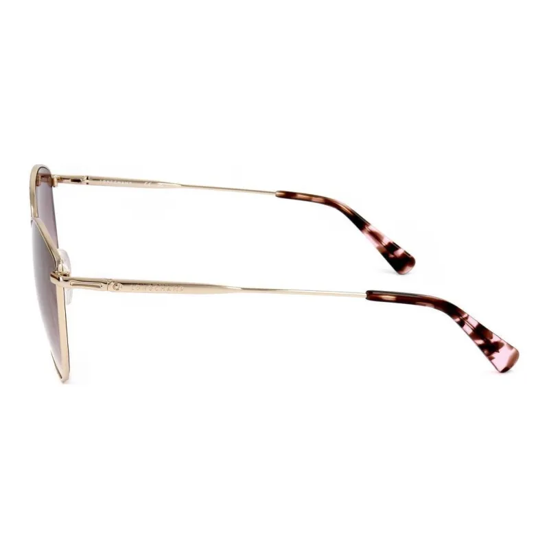 LONGCHAMP Butterfly Sunglasses Women's Gold-2