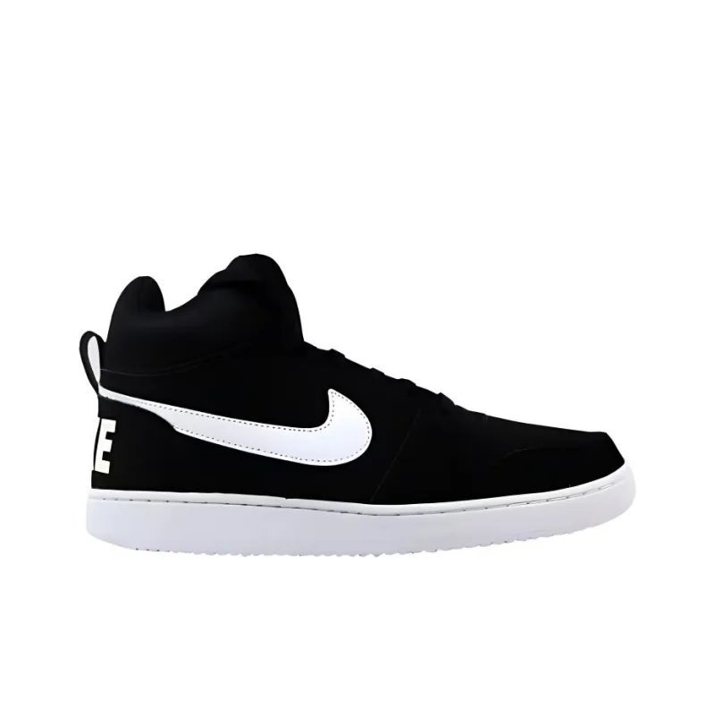 Nike Court Borough Mid Black/White-1