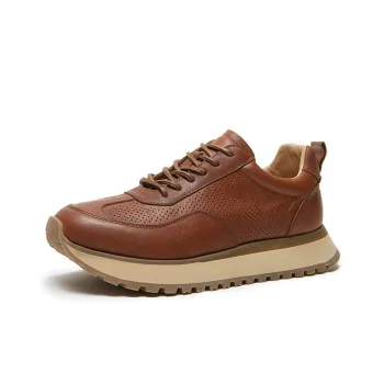 Voguhomme Slip-Resistant Breathable Mid-Top Casual Shoes Men's