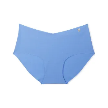 Victoria's Secret PINK NO-SHOW No-Show Hiphugger Panty Blue Bonnet Underpants Women's 1 Pack Blue