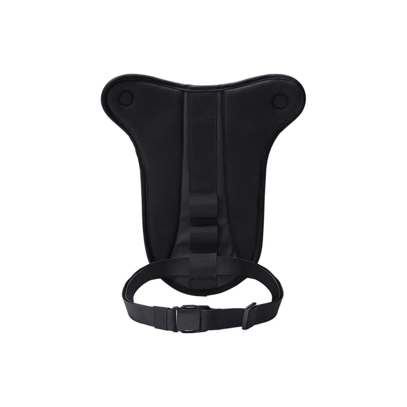 TAJEZZO Fabric Leg Bag Fanny Pack Unisex Black-3