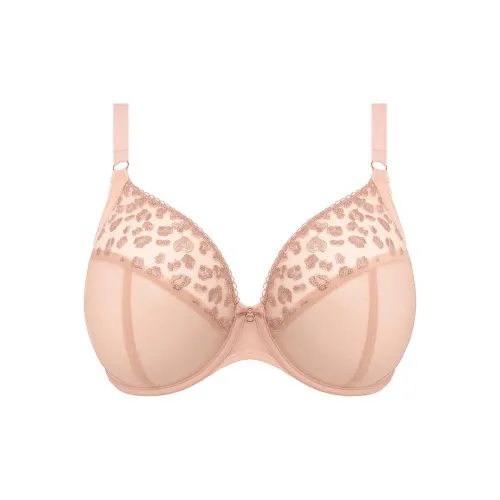 Victoria's Secret ELOMI Namrah Underwire Plunge Bra Pale Blush Bra Women's 1 Pack Sheer Blush