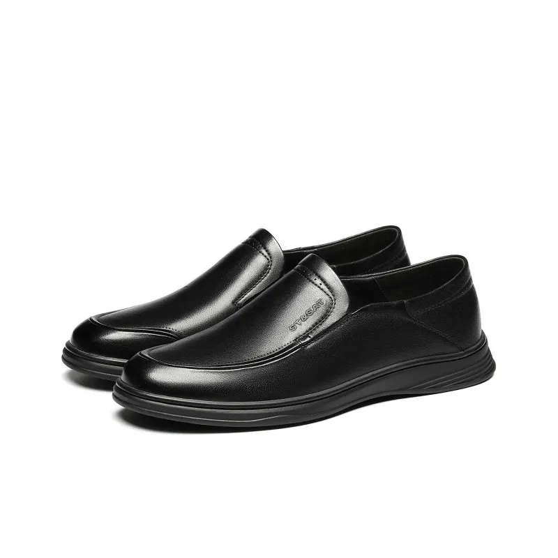 ST&SAT Dress Shoes Business Casual Men's Black-1