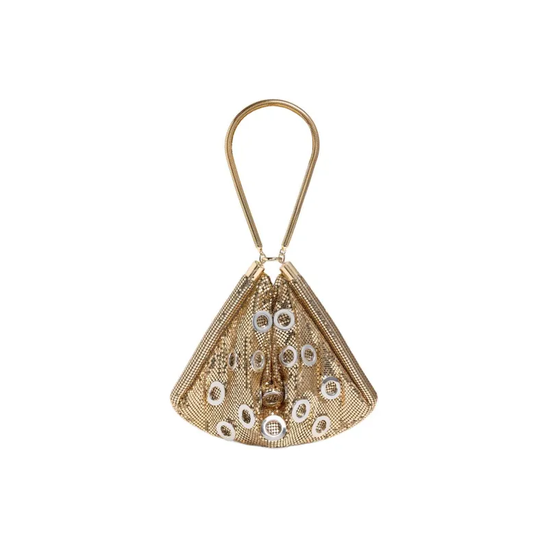 Paco Rabanne Brass Crossbody Handbags Women's Gold-0
