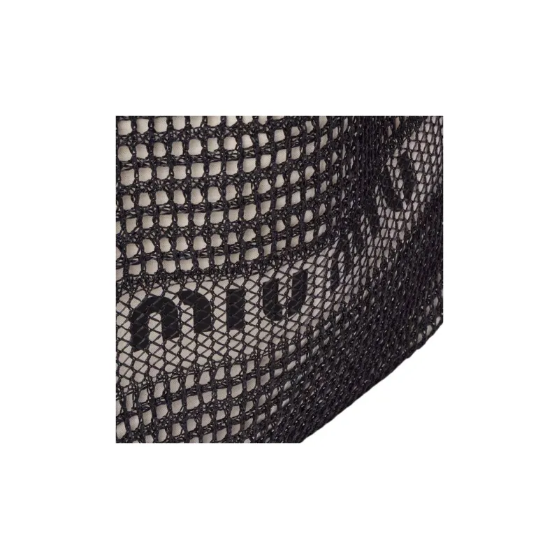 MIU MIU Yarn With Linen Handbag Women's Black-3