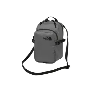 THE NORTH FACE Recycled Polyester Crossbody Bag Shoulder Bag Mini Unisex Gray Safety Pin Box