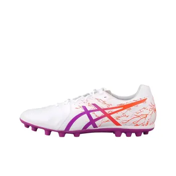 Asics DS LIGHT AG Rubber Short Studs Anti Slip Wear Resistant Soccer Shoes Men's White Purple