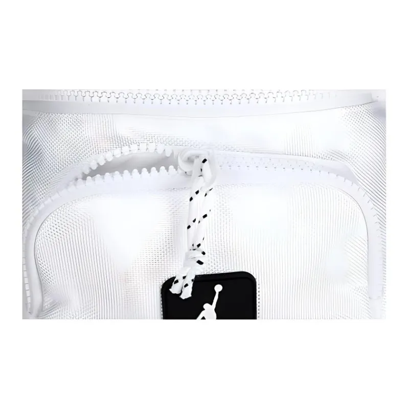 Jordan Polyester Crossbody Bag, Sling Bag, Fanny Pack Regular Unisex Pure White-4