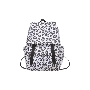 Travel Nylon Backpack Regular Unisex White/Blue/Pink