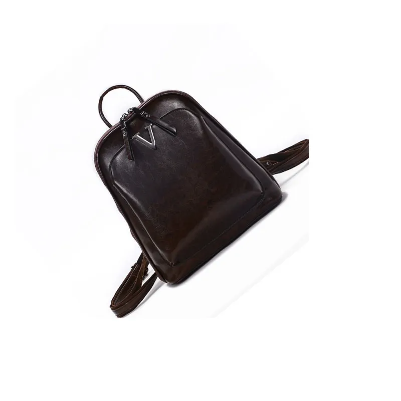H YXIANG Cow Leather Backpack Women's-5