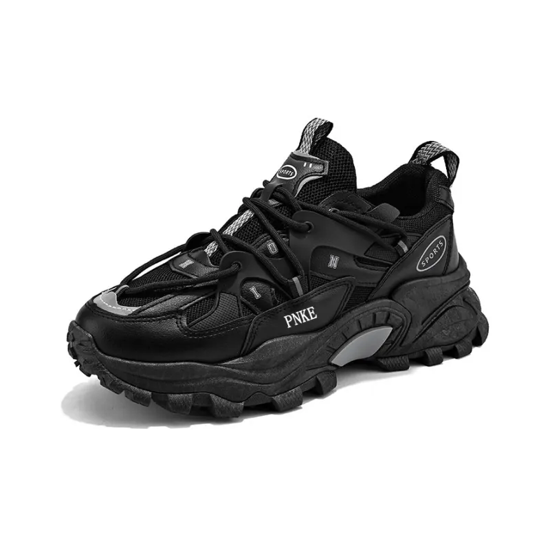 PNKE Anti-Slip Wear-Resistant Breathable Height Increasing Low-Top Chunky Sneakers Men's-8
