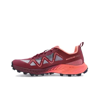 INOV-8 Cushioning Lightweight Low-Top Trail Running Running Shoes Women's Burgundy