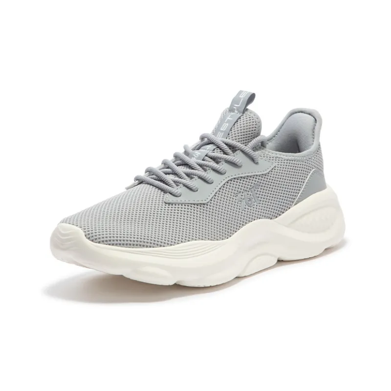 361° Cloudwalk Slip-on Anti-Slip And Wear-Resistant Breathable Low-Top Casual Shoes Men's Cool Mist Gray-1