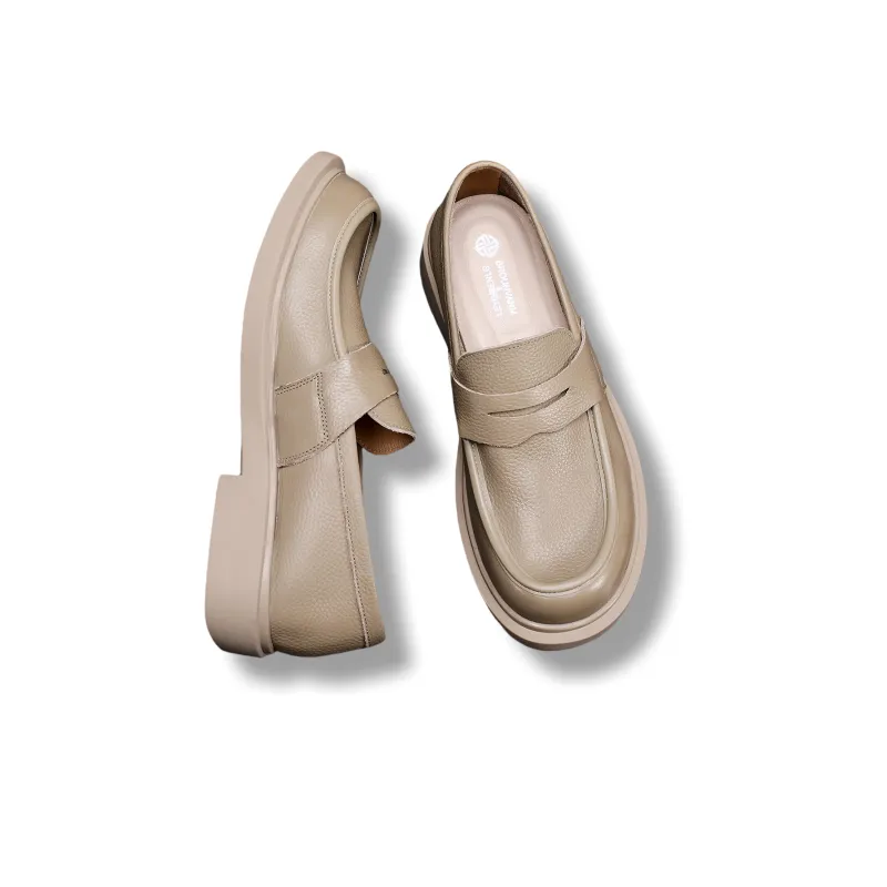 Brounvanm Loafers Men Apricot-2