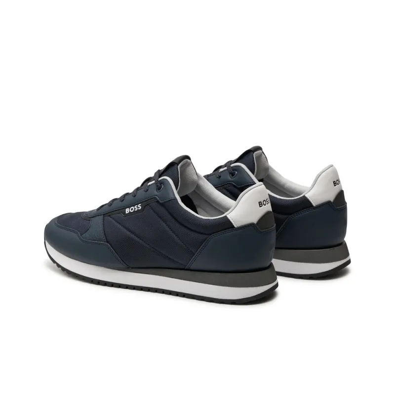 BOSS Panelled Logo-print Sneakers-3