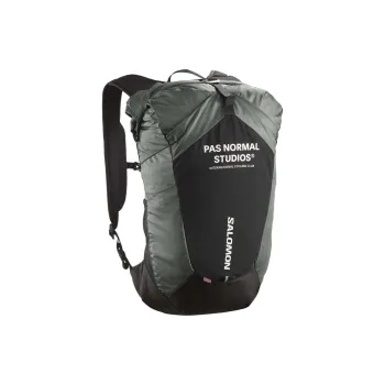 SALOMON Polyamide Hiking Bag Backpacks Regular Unisex Gray Black