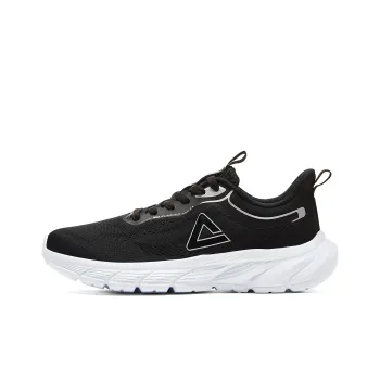 PEAK Cushioning, Wear Resistant Low Top Running Shoes Women's Black Baymax