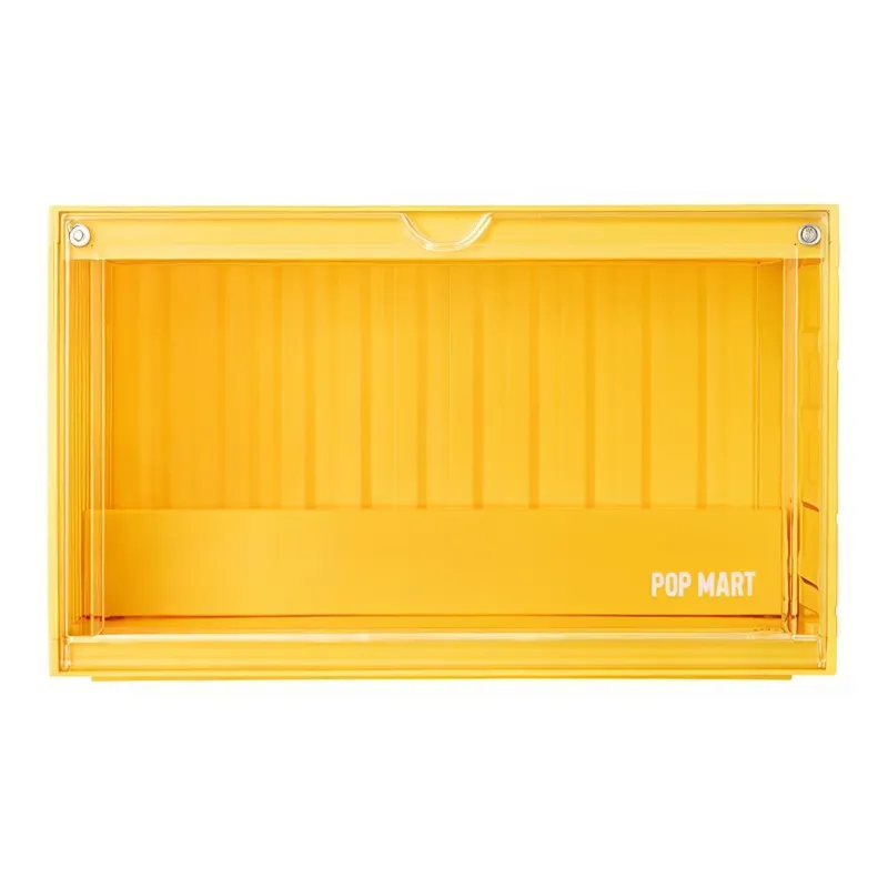 POP MART MINI Container Figure Display Case Yellow Model Accessories-0