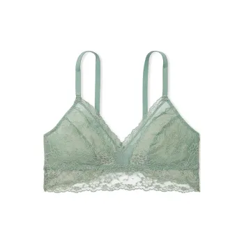 Victoria's Secret Lace Curvy Bralette/Seasalt Green Bra Women's Green