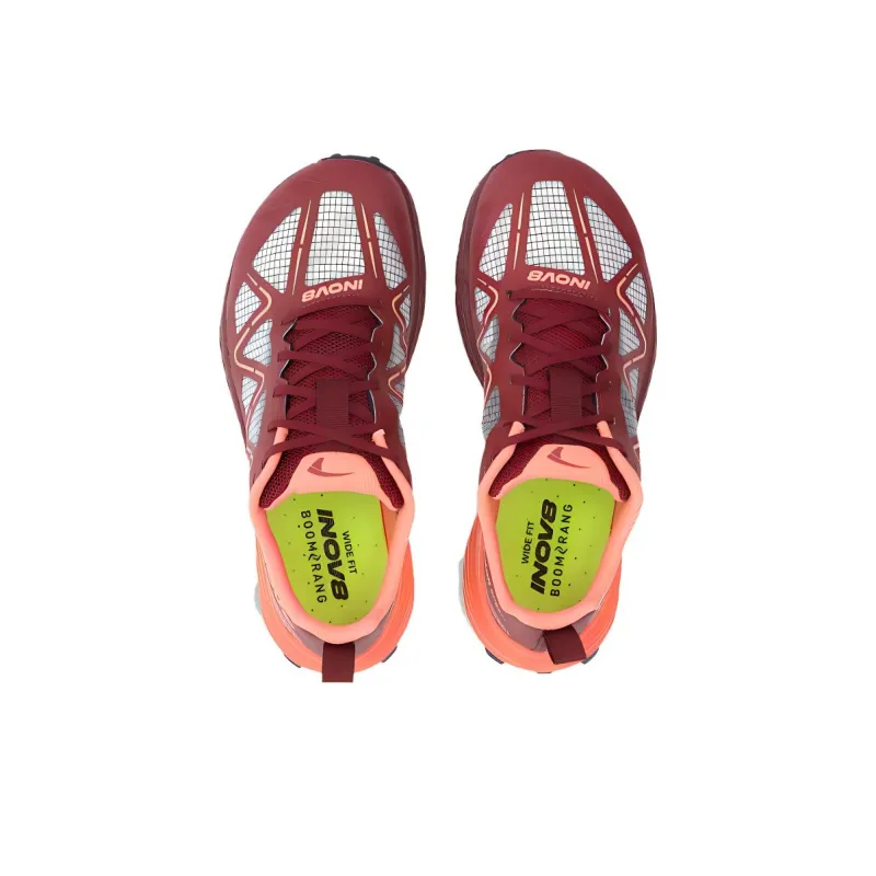INOV-8 Cushioning Lightweight Low-Top Trail Running Running Shoes Women's Burgundy-2