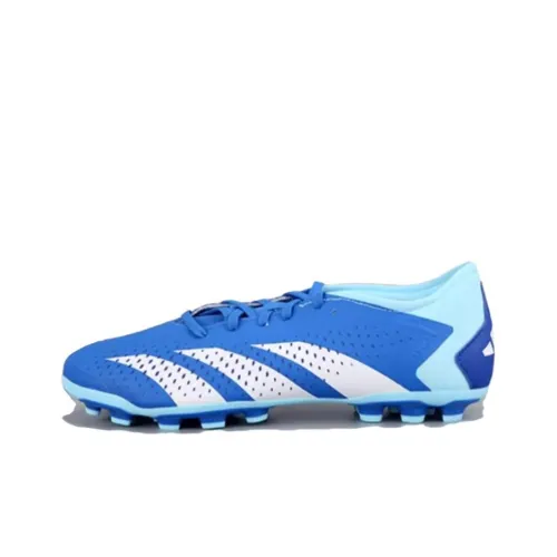 Adidas PREDATOR 24 AG Rubber Short Studs Cushioned Wear-Resistant Coverage Soccer Shoes Men's Blue White