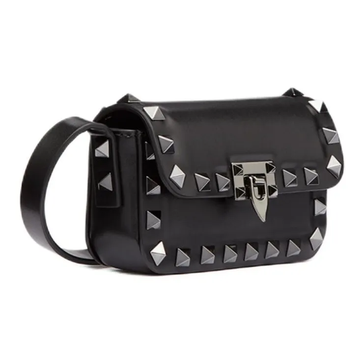 Valentino Rockstud Mini Shoulder Shoulder Bag Black-1