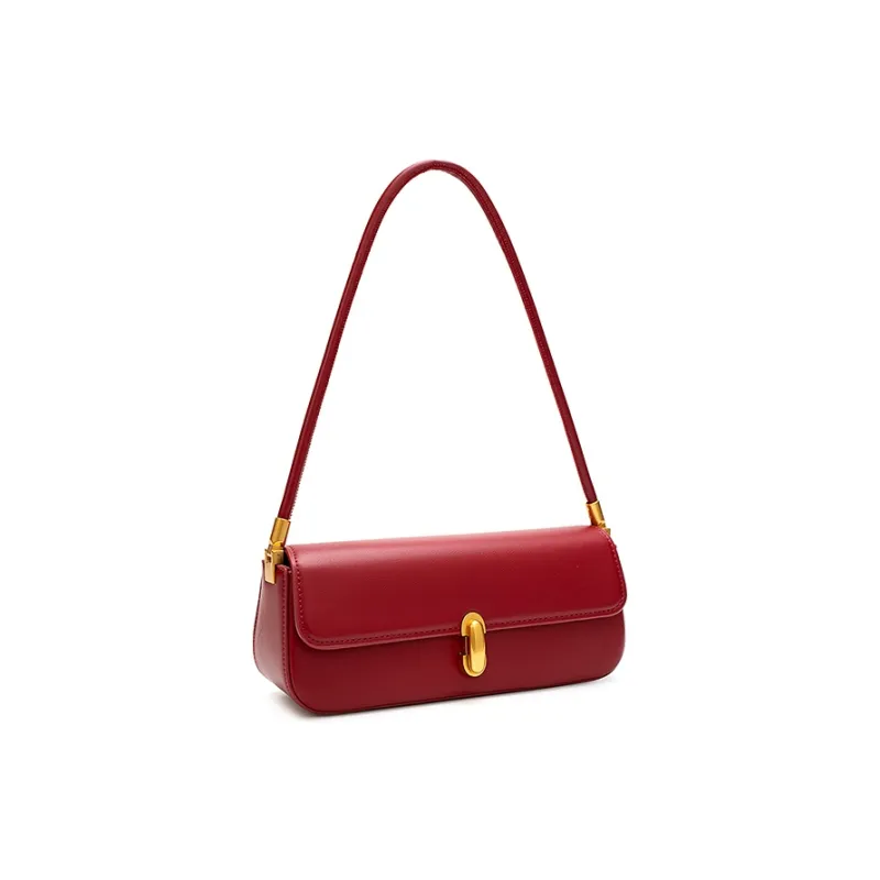 Vigno Synthetic Leather Handbag Regular Women's Red-1