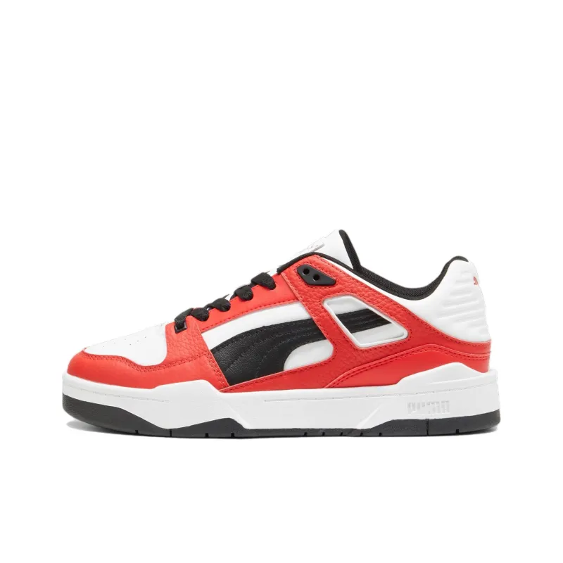 PUMA Slipstream Leather 'White Black Red'-0
