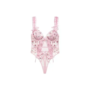 Victoria's Secret Maisie Teddy/Light Pink Bodysuits Women's Light Pink