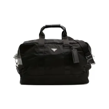 PRADA Polyester Handbag Shoulder Bag Crossbody Bag Travel Bag Men's Black