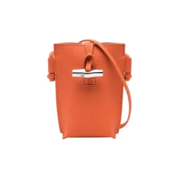 LONGCHAMP Roseau Leather Phone Case