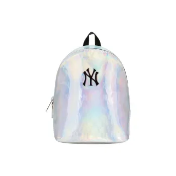 MLB Leather Crossbody Bag, Backpack Regular Unisex Silver