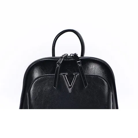 H YXIANG Cow Leather Backpack Women's-13