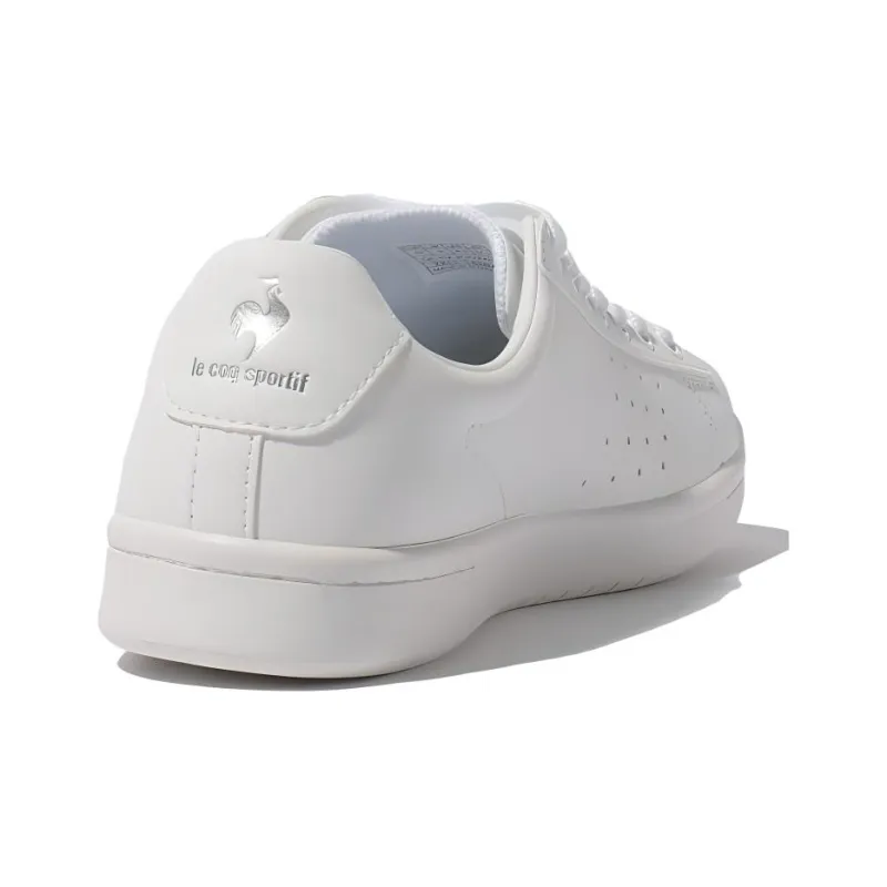 Le Coq Sportif LA ROLAND Anti Slip Wear Resistant Low Top Skateboard Shoes Unisex White-3