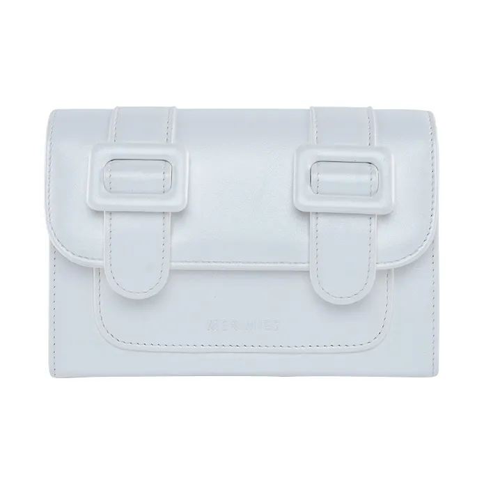 MERIMIES Artificial Leather Shoulder Bag, Crossbody Bag Trumpets Women's White-2