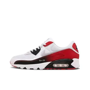 Nike Air Max 90 White Black Red Gradient