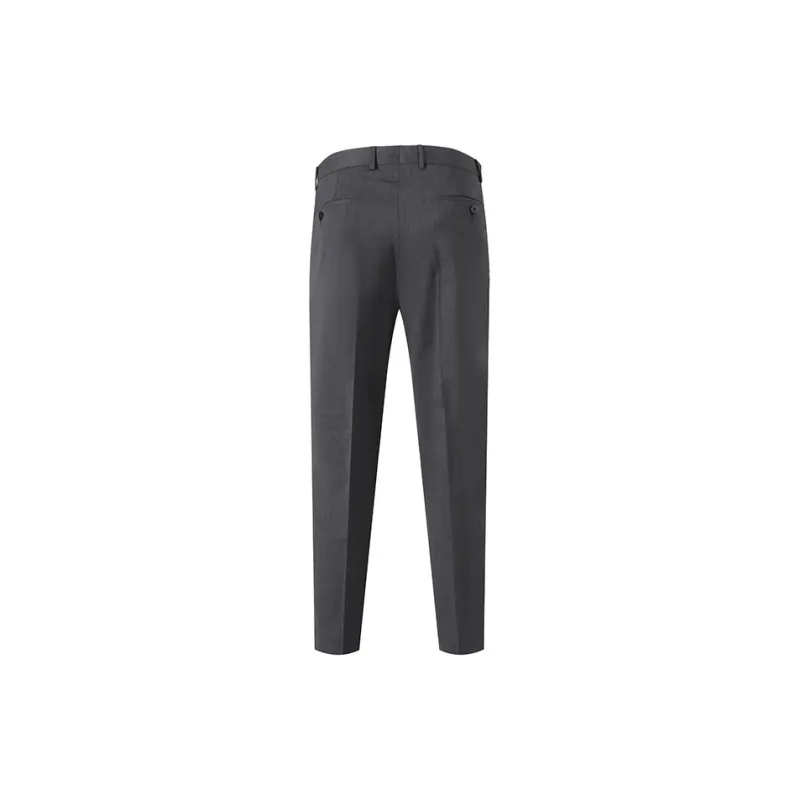Zegna SS24 Suit Trouser Men's Coal Gray-1