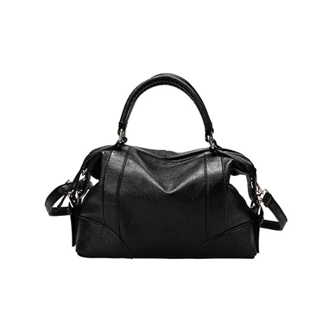 H YXIANG Cow Leather Shoulder Bags Handbags Regular Women's Blue/Black/Brown-4