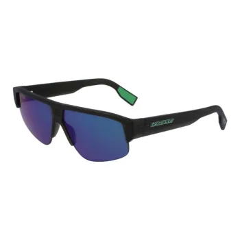 LACOSTE Irregular Shape Sunglasses Men's Black