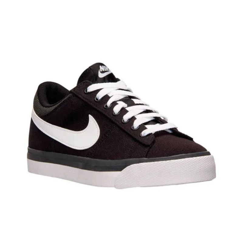 Nike Match Supreme TXT Anti-Slip Wear-Resistant Low-Top Skateboard Shoes Men's Black White-2
