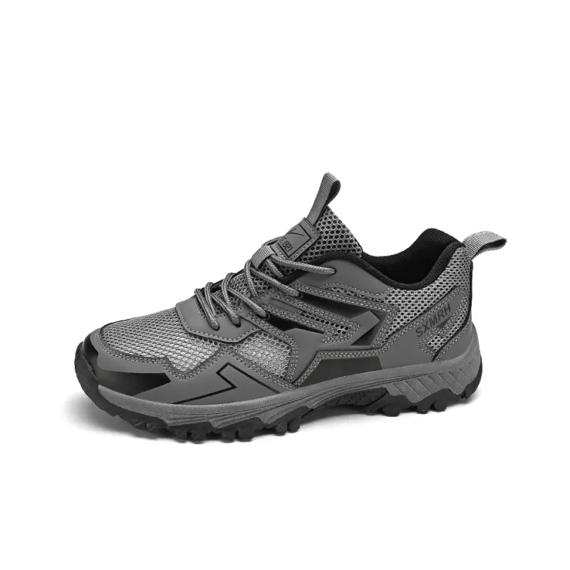 Binary Cushioning Abrasion Resistant Lightweight Breathable Slip Resistant Low Top Outdoor Shoes Men's Dark Gray-1