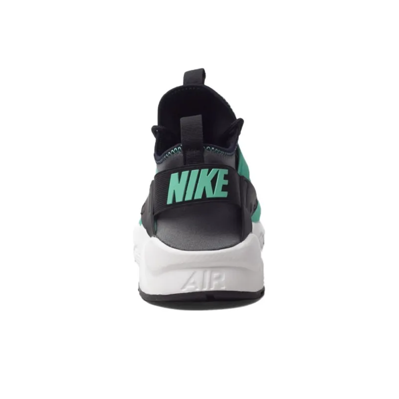 Nike Air Huarache Cushioning Slip Resistant Low Top Running Shoes Men's Black White Green-2