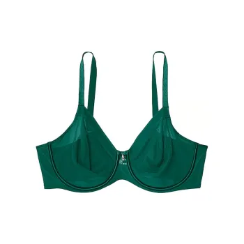 Victoria's Secret Sheer Mesh Unlined Underwire Bra Bra Women's Aventurine/Jasper