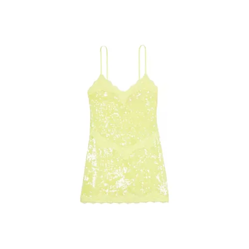 Victoria's Secret PINK/VICTORIA'S SECRET Sequin Mini Slip Dress/CG Nightgown Women's Green